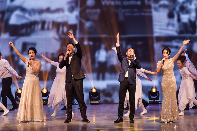 欢欣鼓舞迎新春,满怀豪情攀高峰 | 联桥集团2020迎新春联欢晚会激情开演(图25)